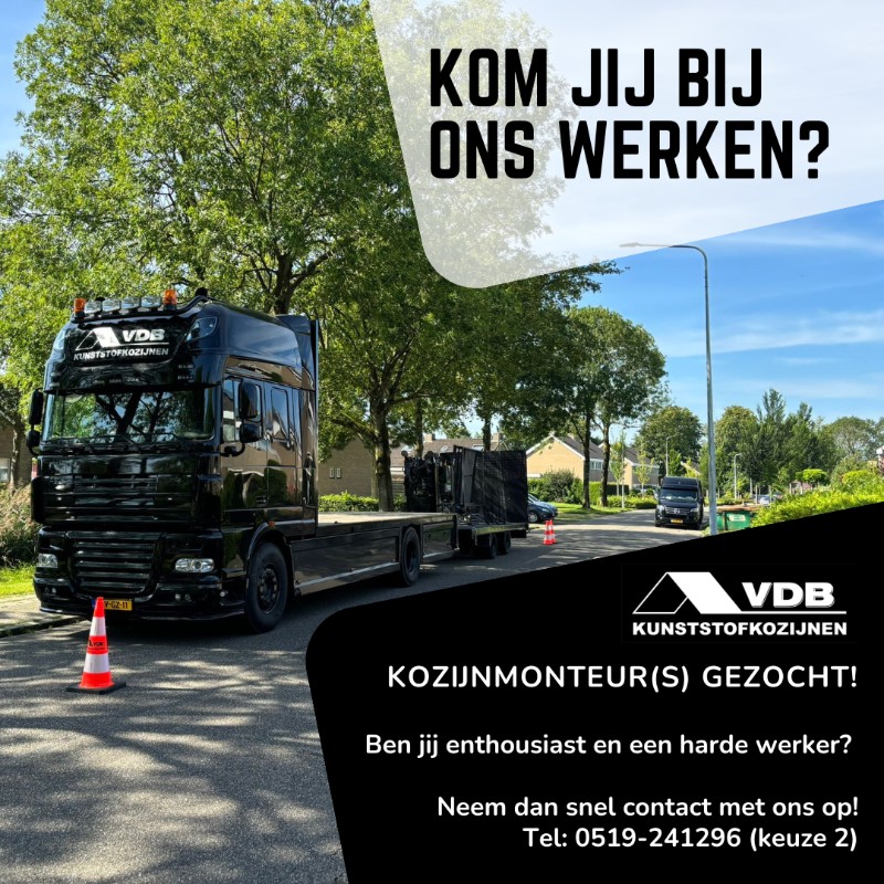 Kozijnmonteur(s) gezocht!